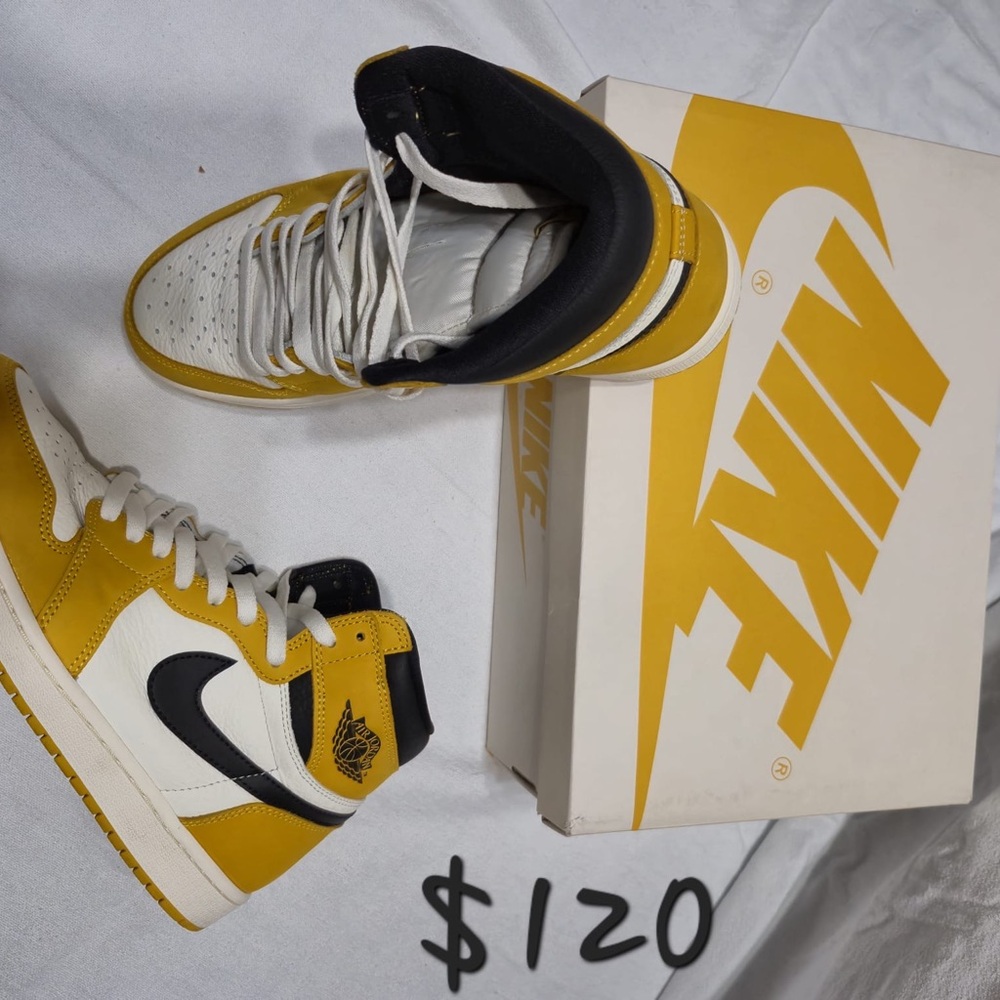 Jordan 1 Retro High OG
Yellow Ochre 9.5m